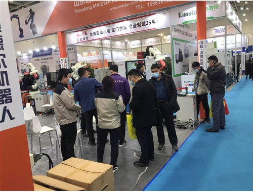 邁德爾機器人參加青島展會